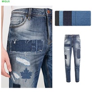 MIQUS Sewing Iron on Patches Denim Jeans Applique DIY Craft
