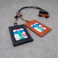 真皮識別證 直式證件套 線上教學 含材料包