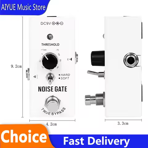 Guitar Effect Pedals EF-11 Noise Gate Guitar Effects Pedal Noise Reduction True Bypass Electric Guit