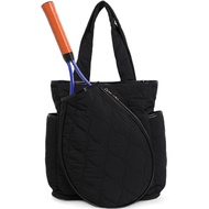 2-In-1 Tennis Tote Bag & Tennis Racket Backpack Extra-Large Quilted Pickleball Racquet Bags Lightwei