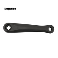 TOPABCS Bike Crank Arm, Black 152mm Hole Distance Bike Left Crank Arm, Durable Left Arm Aluminum All