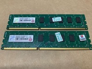 創見 Transcend 記憶體 4G DDR3 桌機 兩隻不分售 二手