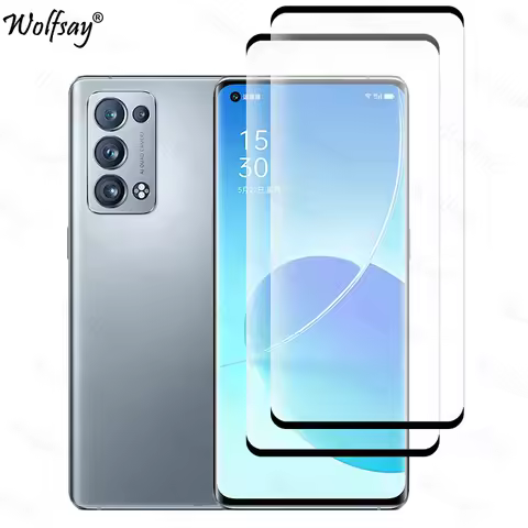 3D Curved Edge Tempered Glass For Oppo Reno 6 Pro Screen Protector For Oppo Reno 6 Pro Glass For Opp