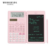 WUMINSDL 82MS Scientific Calculator, 6.5-inch Writing Tablet 2-In-1 Foldable Writing Tablet Math Cal