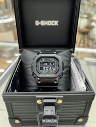 【配件齊全】Casio卡西歐 G-SHOCK GMW-5000 小方塊 黑武士 金屬錶帶 腕錶