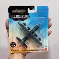 Matchbox The Movie Sky Busters C-130 J Super Hercules Dark Gray Mattel