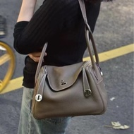 hermes大象灰TC牛皮銀釦lindy30