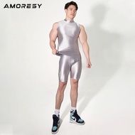 AMORESY Poseidon Series Of Tight Elastic Fitness Clothes Cool And Silky Sports Fitness Running Vest