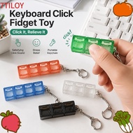 7TILOYSHOP Keyboard Fidget Toy, Decompression Anxiety Relief Finger Clicker, Creative Compact DIY Ke