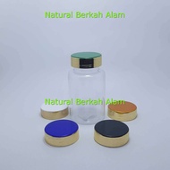 120 ml PS Natural Cap List Gold Bottle / Medicine Bottle / Capsule Bottle / Tablet Bottle / 120 ml P