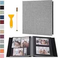 Self Adhesive Photo Album Black Pages Scrapbook Pictures Magnetic Photo Albums with Sticky Pages for