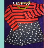 🔥🔥BORONG DRESS MURAH 🔥🔥SAIZ 1Y 2Y 3Y 5Y 6Y  10PASANG