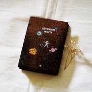 Burning wood cover notebook handmadenotebook diaryhandmade wood 筆記本