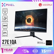 KOORUI 27E1QA  27Inch QHD Gaming Monitor 144 Hz, VA, 1ms, DCI-P3 90% Color Gamut, FreeSync G-Sync Co