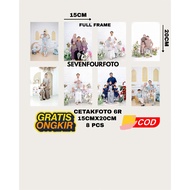 6R PHOTO PRINT AND 15X20CM FRAME WALL DECORATION