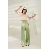 THECLOSETLOVER SAVRINA PANTS IN APPLE GREEN