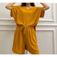 ONE SET NINA LONG SQUARE HOTPANTS CRINGKLE AIR FLOW PREMIUM