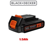 Black &amp; Decker แบตเตอรี่ 20โวลต์ 1.5Ah2.0Ah รุ่น BL2018-B1BL1518