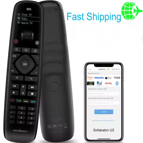 SofaBaton U2 Universal Remote (with Backlight), APP, All-in-one Smart Remote Control, Compatible wit