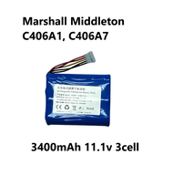 Battery for Marshal Middleton C406A1 C406A7 3400mAh 11.1v 3cell Speaker Replacement Battery