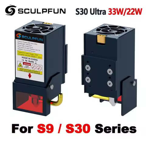 SCULPFUN Upgrade Head Kit for S9 / S30 / S30 Pro / S30 Pro Max Laser Engraving Machine 22W 33W Laser