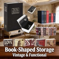 Mini Book Safe Box Novel Size S Hidden Storage Safety Lock Password Box Safety Box