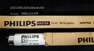 (SALE) Combo 2 Bóng so màu D65 Philips Graphica 36W/965 dài 1.2m