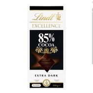 Lindt Excellence Dark Chocolate 85% Cocoa Block 100g