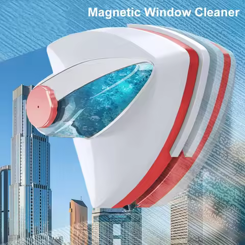 2026 New Double Glazing Magnetic Window Cleaner Glass Balcony Window Cleaning Brush Automatic Double