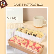 (Expert) 7.5x20x4.5 Hotdog Sandwich Craft Roll Cake Box