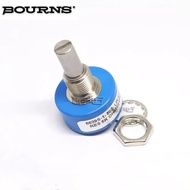 1pcs，360 degree rotary potentiometer，6639S-1-103 102 502，LIN±2.0%，Conductive plastic resistance，The 