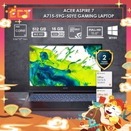 Acer Aspire 7 A715-59G-50YE Gaming Laptop (i5-13420H 4.60GHz,512GB SSD,16GB D4,NV RTX3050 6GB,15.6" 