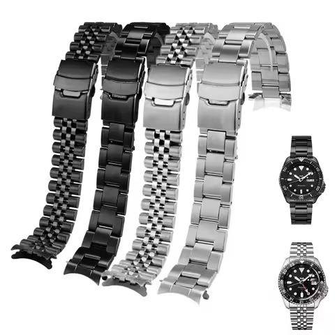 22mm Stainless steel men's bracelet For Seiko No. 5 SRPD63K1 Water Ghost Casio Swordfish MDV-106 MDV