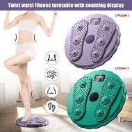 【Popular】 Fitness Twist Disc Board Exercise Body Shaping Twisting Disc Boards Lcd Foot Massage Plate Waist Home Gym Exercise Equipment