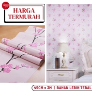 Pink Dandelion Flower Motif Bedroom Wall Wallpaper Pink Dandelion Flower Motif Living Room Wall Wall