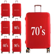 《Dream home》 Kopor Perjalanan กระเป๋าเดินทางยืดหยุ่นกันฝุ่นฝาครอบป้องกันสำหรับ18-28นิ้ว60-90S รูปแบบอุปกรณ์กระเป๋าลาก