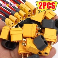 [New]XT60H Gold-Plated Copper Connectors 30A 60A 500V DC, High Current for RC Models/Electric Vehicl
