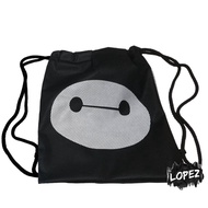 Baymax Mesh Bag Drawstring Bag/ BIG hero 6 Baymax Lopez Drawstring Bag/