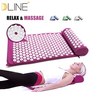 Massage Mat Acupressure Mat 67cm42cm Yoga Lotus Spike Acupuncture Mat Relieve Back Body Pain Spike