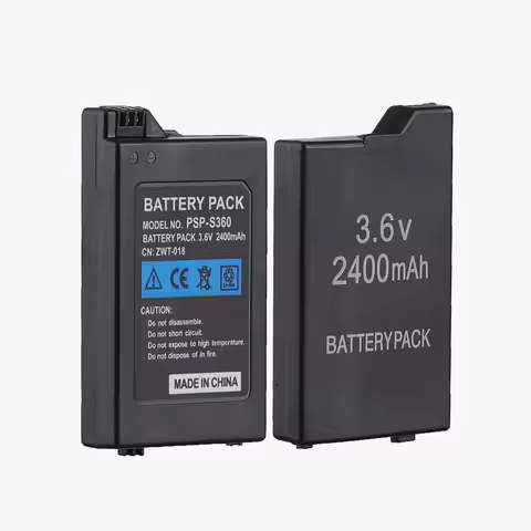 3.6V 3600mAh Rechargeable Lithium Batteries Pack for PSP 1000 2400mAh Battery Pack for PSP2000 PSP30