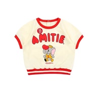 【TI shop】 2024 Summer Summer Clothes Bebe Korean Kids T Shirt Cartoon Dress Bebe Children Clothes Bo