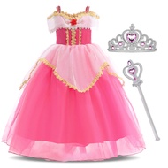 เครื่องแต่งกายวันฮาโลวีน MQATZ สำหรับเด็กคอสเพลย์สำหรับเด็กผู้หญิงแฟนซีเจ้าหญิงซินเดอเรลล่า/ราพันเซล