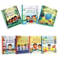 【พร้อมส่ง】 หนังสือเด็ก Usborne Board Book Lift-the-flap 3D Q&A English Reading เด็ก Books หนังสือเด็