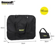 Rhinowalk 16 inch Folding Bike Carrying Bag Portable Bike Storage Bag Bike Transportation Case Travel Bag Shoulder Bag Folding Bike Accessories For Brompton and 3Sixty