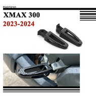 PSLER For Yamaha XMAX300 XMAX 300 Passenger Footpad Foot Steps Pedals Rests  Footboard Footrests 2023 2024
