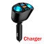 Car Charger Splitter, 2-pipe Fast Charger Supports Type C 30W and QC3.0 Fast Charging Port, 2 USB po