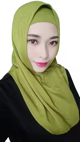 HAWEI BAMBOO Headscarf for Women Hijab Caps Summer Headscarf Head Scarf Headwraps Muslim Fashion Two