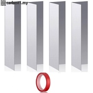 [ARBES-MY]Weatherproof Garage Door Seal Strip Set 4 Pcs 5 9 x 1 7 Inch with Tape
