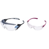 【Direct from Japan】Midori Anzen VS-303F VS-303F Protective Glasses, Anti-Fog, UV Protection, Small T