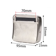 1Pcs Metal Automatic Cigarette Tobacco weed Smoking Smoke Roller Rolling Machine Box Case Tin Tobacc